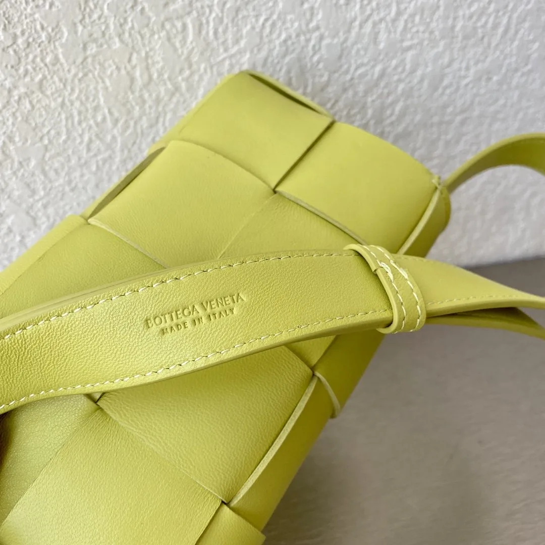 Bottega Veneta Intreccio Leather Belt Acid Kiwi - Image 4