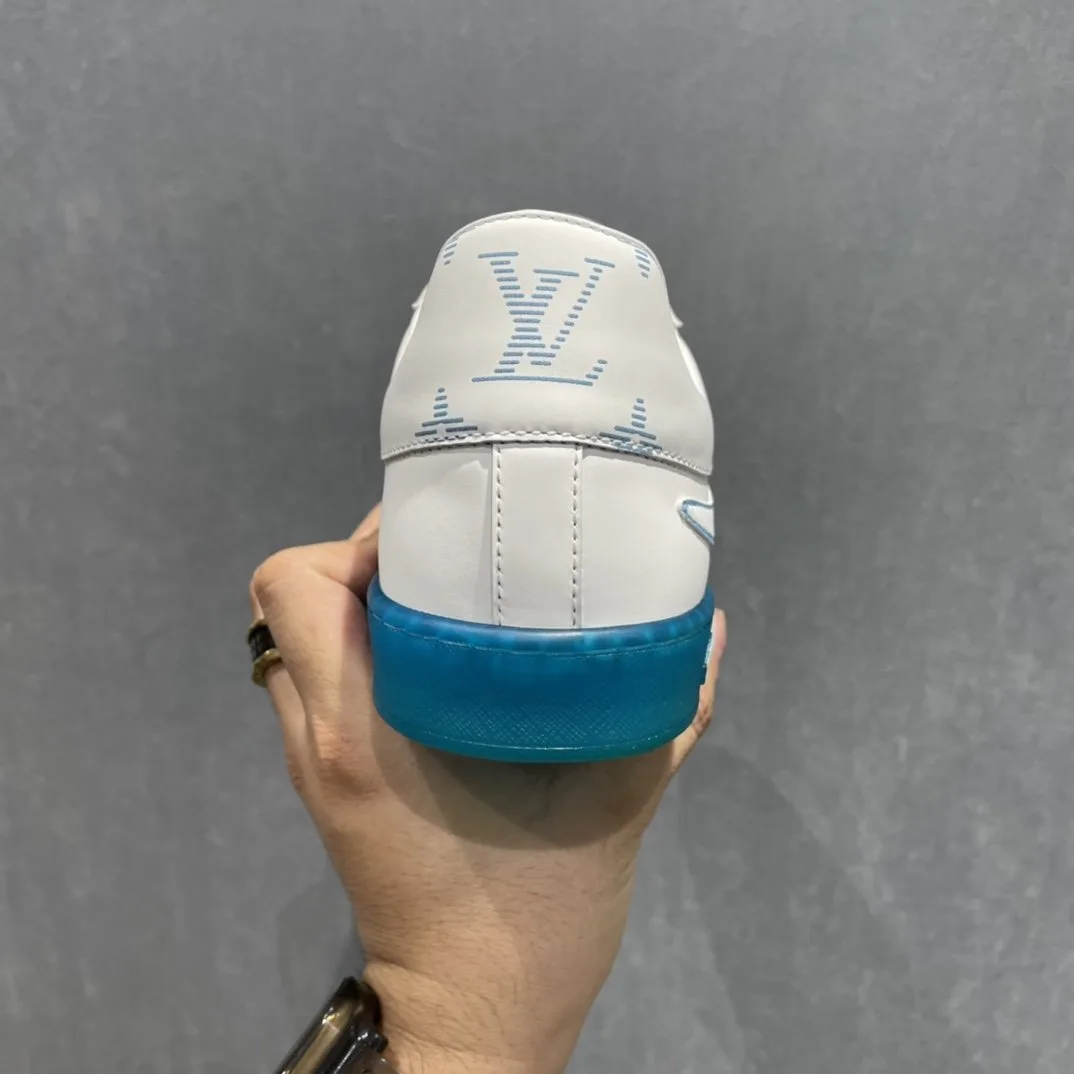 Alternative view of Louis Vuitton Luxembourg Samothrace Sneaker Blue LV 1A9FZ5