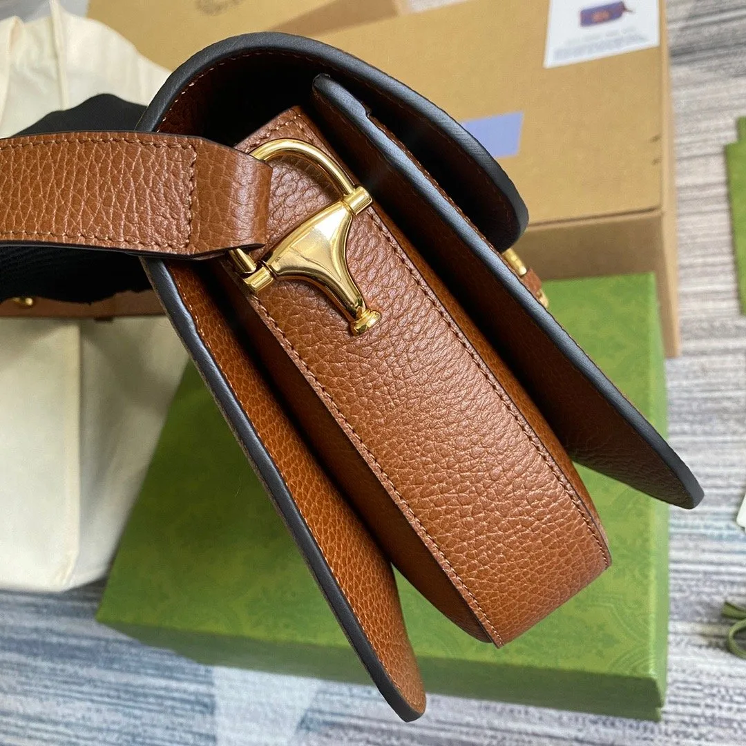 Alternative view of Gucci Horsebit 1955 Shoulder Bag Blue And Ivory
