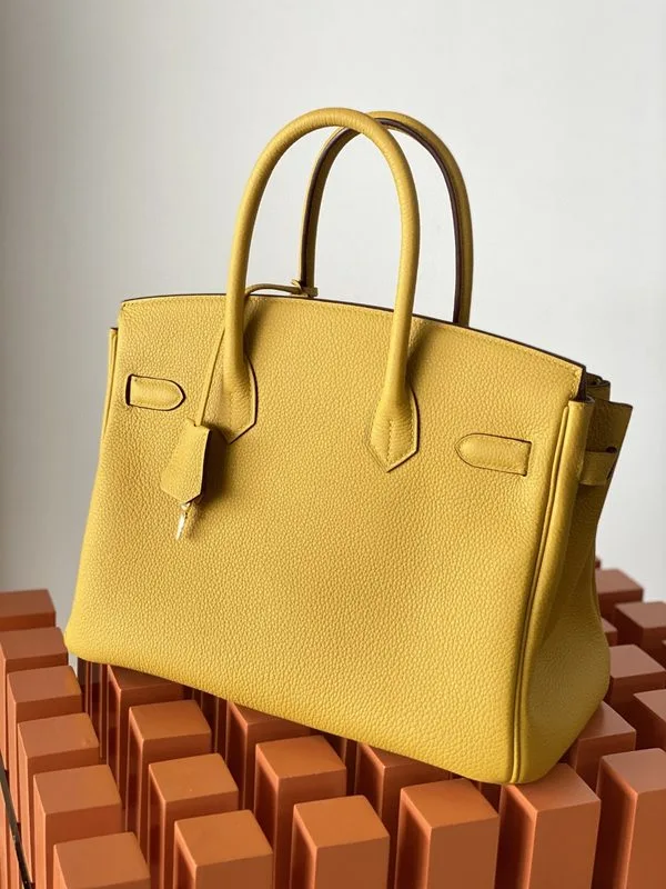 Hermes Birkin Nata Swift Yellow Gold Toned Hardware / - Image 7