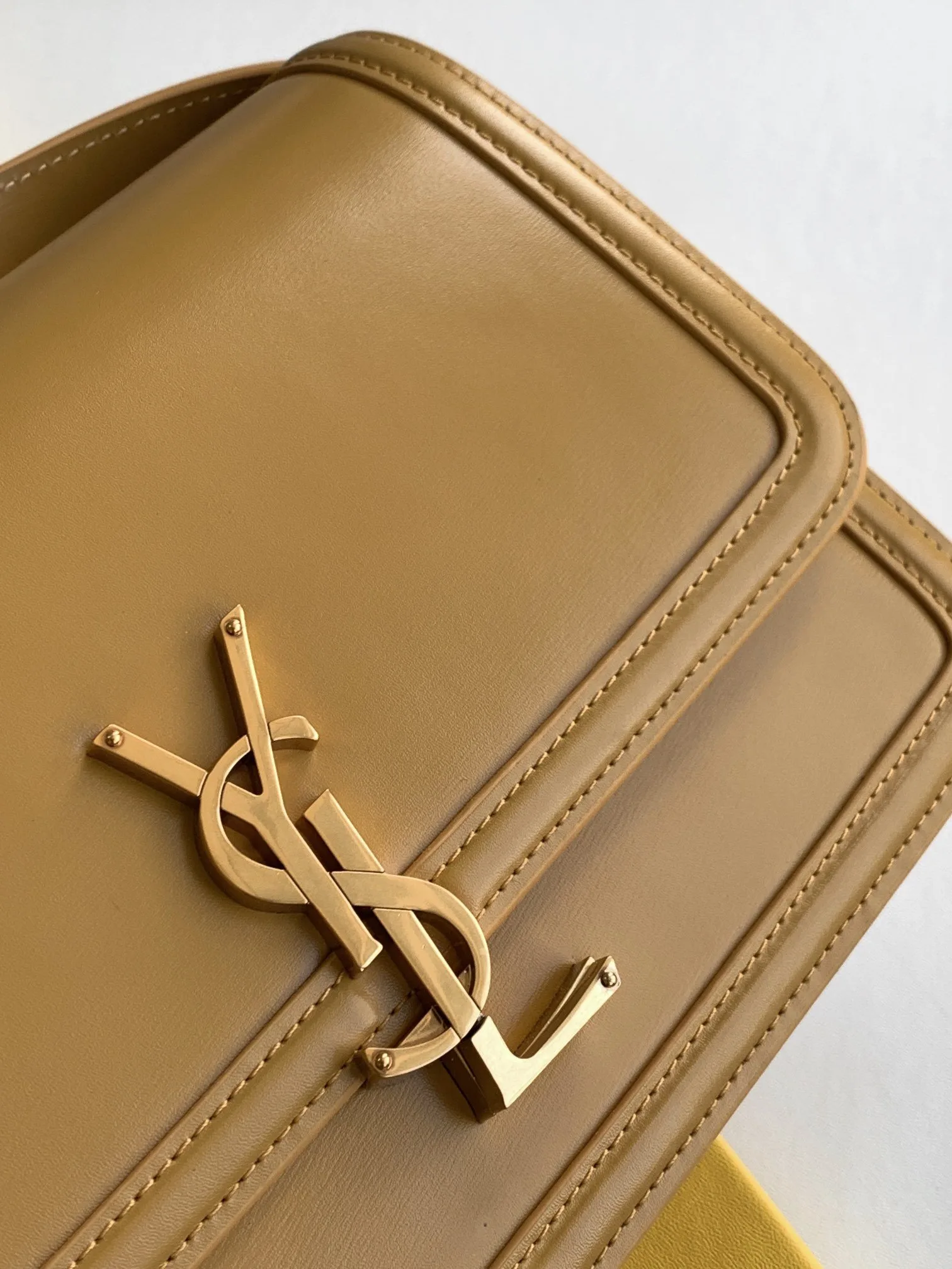 Saint Laurent Solferino Medium Satchel Bag In Box Brown / YSL - Image 4