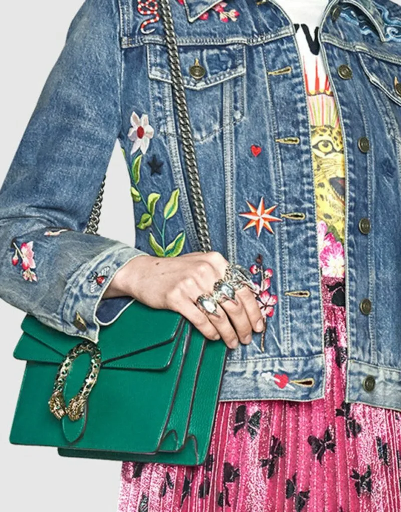 Alternative view of Gucci Dionysus Shoulder Bag Green , /
