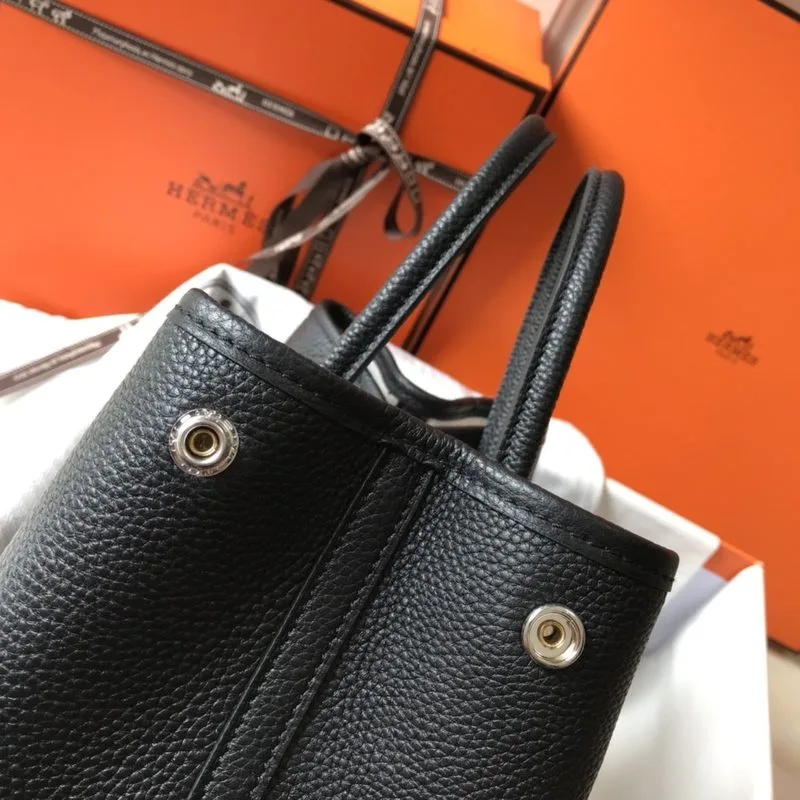 Hermes Garden Party 30 Tote Bag Black - Image 4