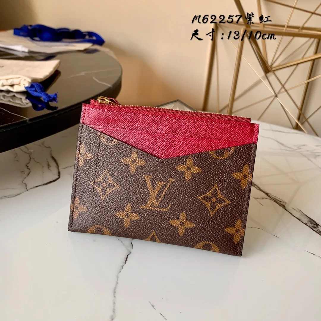 Louis Vuitton Zipped Card Holder Monogram Canvas Fuchsia - Image 3