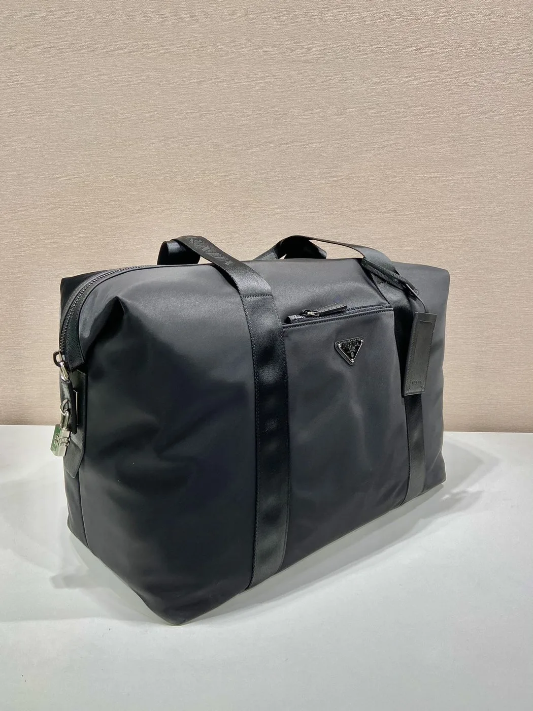 Prada Re-Nylon And Saffiano Duffle Bag Black / 2VC796_2DMH_F0002_V_OOO - Image 3