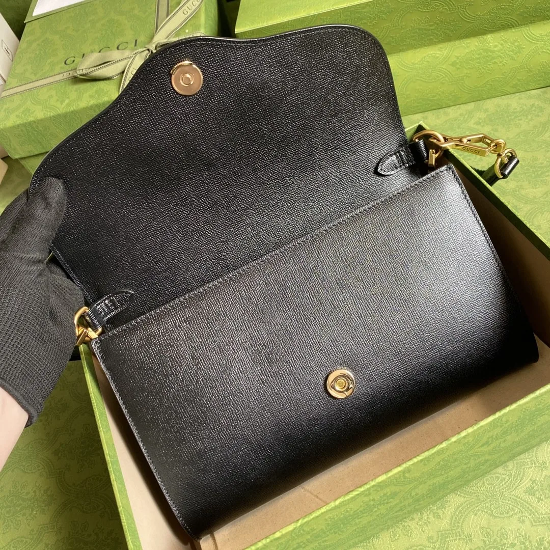 Gucci Horsebit 1955 Small Bag Black / - Image 5
