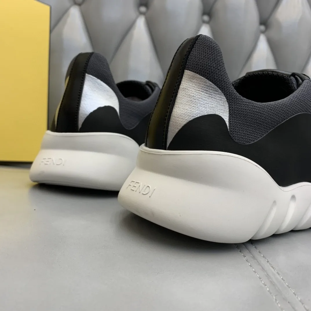 Fendi Force Low Tops Sneakers Grey - Image 7