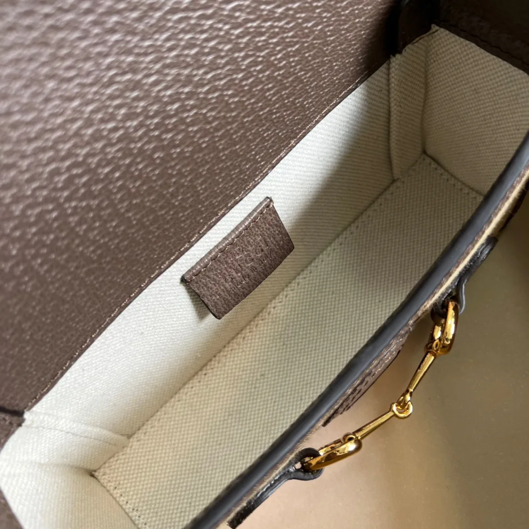 Alternative view of Gucci Horsebit 1955 Mini Bag Brown