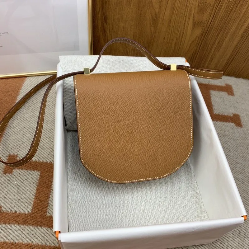 Hermes Mosaique 17 Brown, Gold Toned Hardware Bag - Image 7