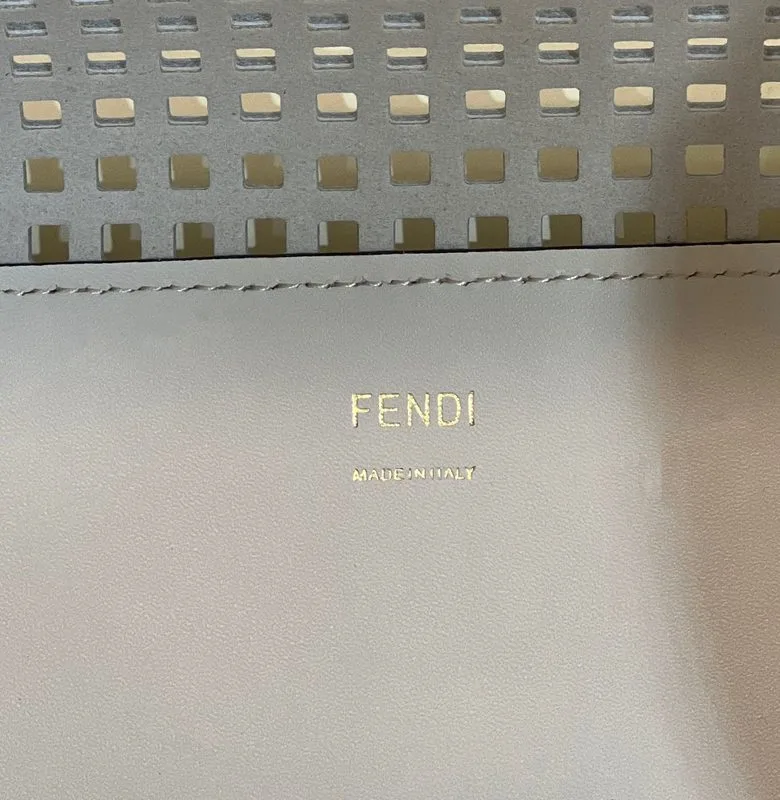 Fendi Fendi Sunshine Medium Two-toned perforated Bag For Woman / - Image 6