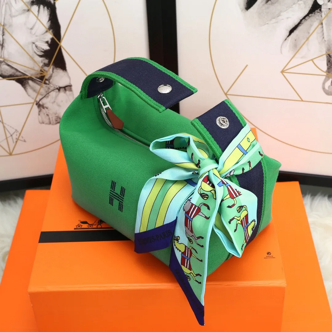 Alternative view of Hermes Bride A Brac Case Green Bag