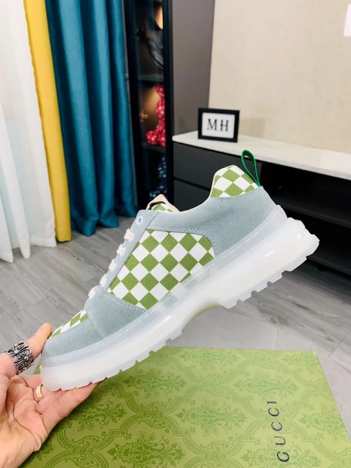 Gucci Men’s Sneaker Caro Green - Image 7