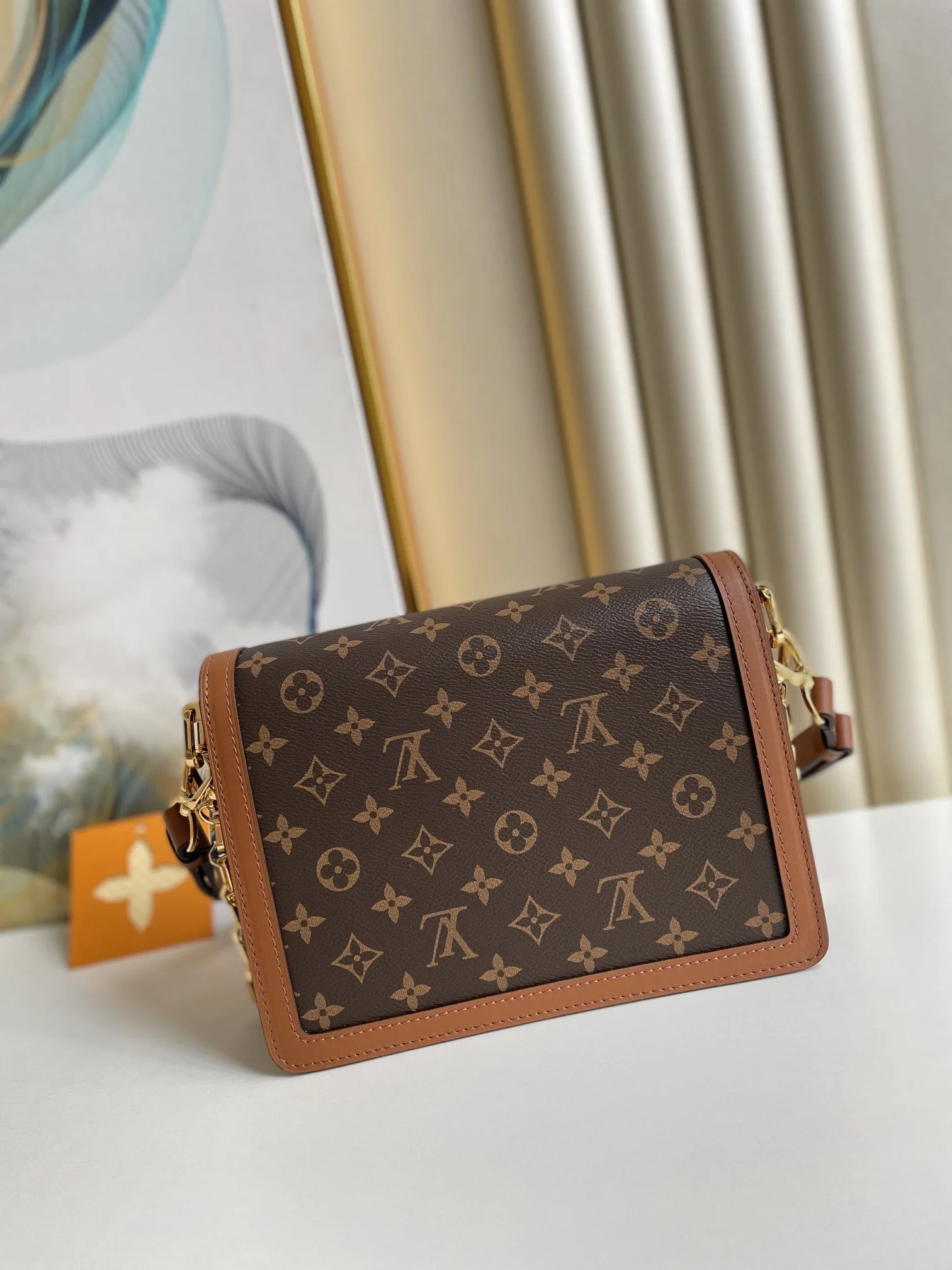 Louis Vuitton Dauphine MM Monogram And Monogram Reverse Canvas By Nicolas Ghesquière For The Cruise Collection, Women’s Handbags, Shoulder Bags LV - Image 9