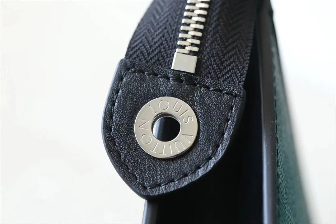 Alternative view of Louis Vuitton Pochette Voyage MM Damier Graphite Stamps Canvas