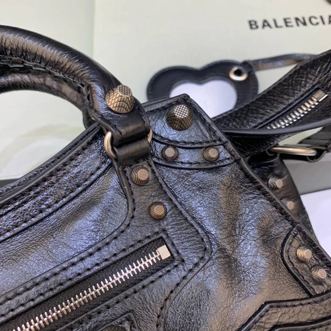 Balenciaga Neo Cagole XS Handbag In Black - Image 3