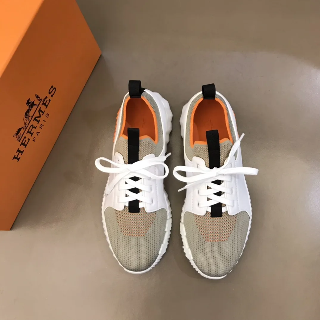 Alternative view of Hermes Depart Sneakers White/ Light Grey