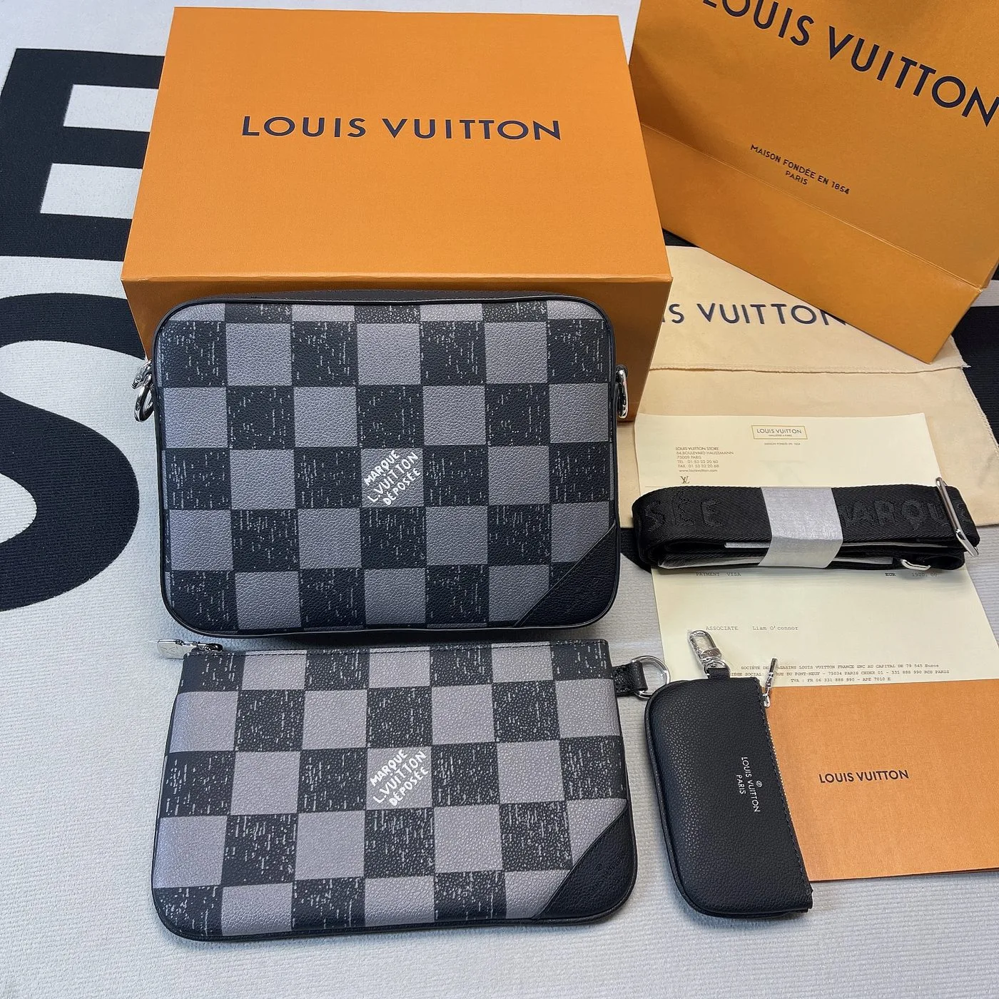 Louis Vuitton Trio Messenger Damier Graphite - Image 3