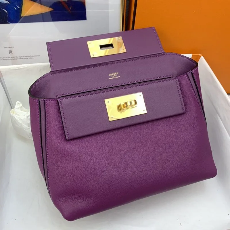 Hermes Mini Evercolor Swift Purple - Image 3