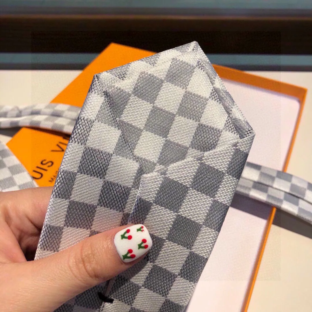 Alternative view of Louis Vuitton Damier Classic Tie Grey LV Men