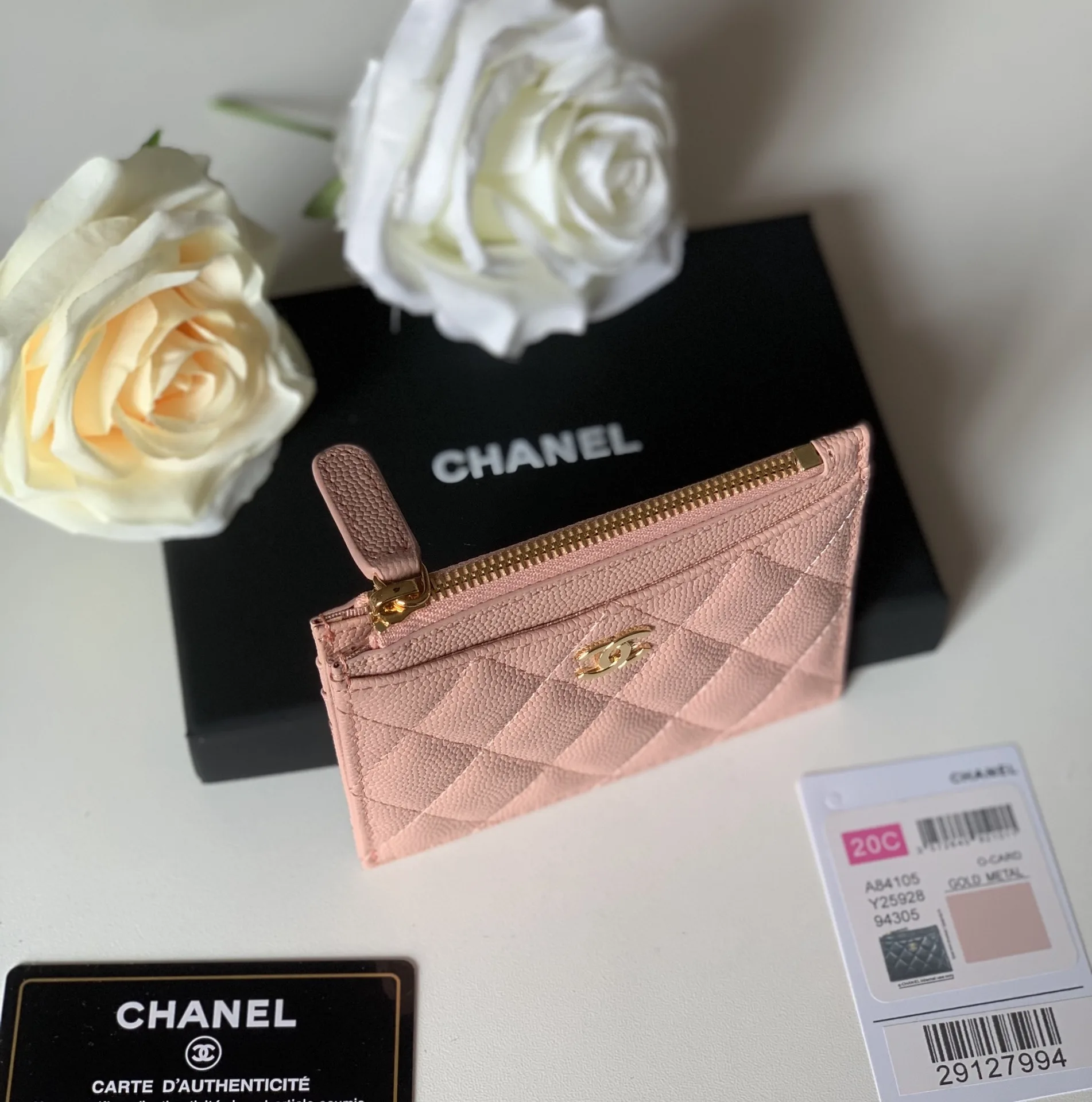 Alternative view of Chanel Flat Card Holder Pink Bag /