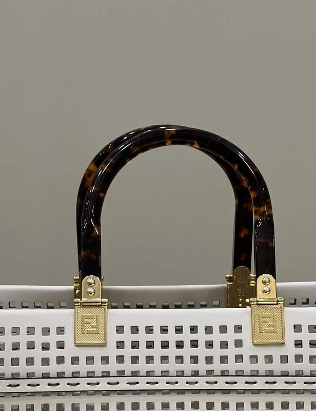 Alternative view of Fendi Fendi Sunshine Medium Two-toned perforated Bag For Woman /