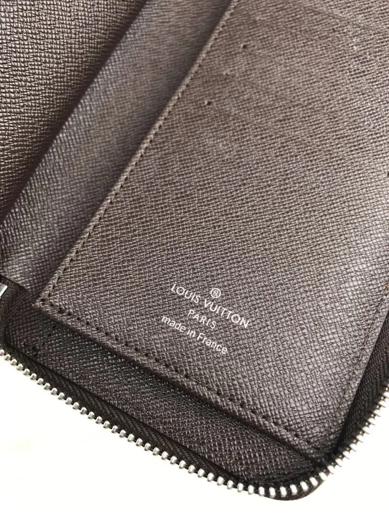 Louis Vuitton Zippy Wallet Vertical Wallet Damier Ebene Canvas - Image 5