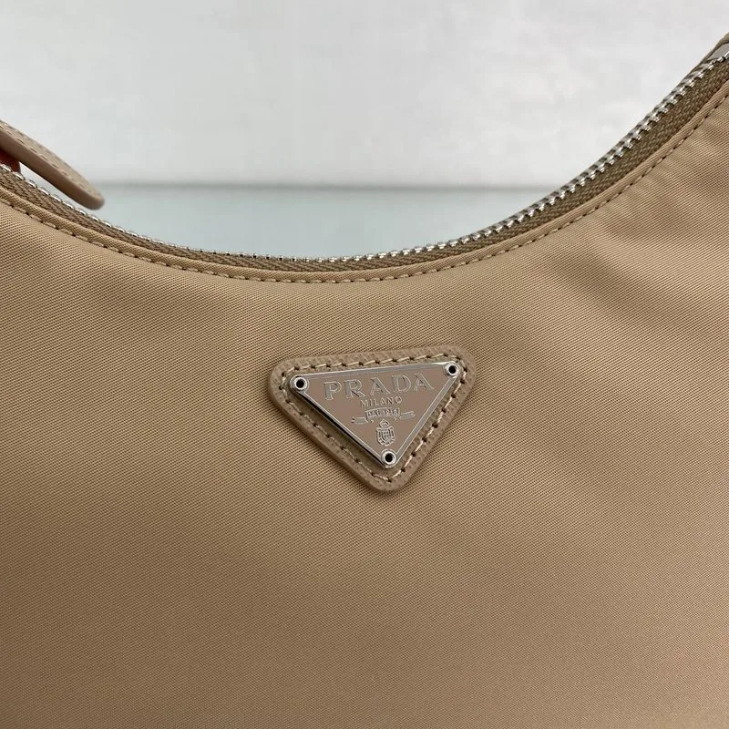 Prada Re- 2005 Re-Nylon Mini Bag Beige - Image 7