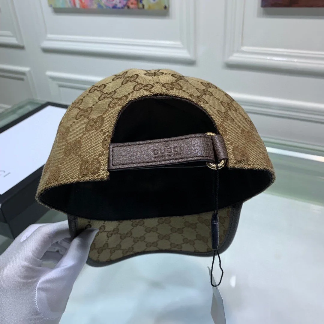 Alternative view of Gucci Canvas Baseball Hat Grey GG