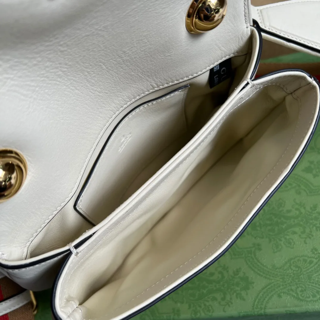 Alternative view of Gucci Blondie Small Shoulder Bag / White Gold Hardware