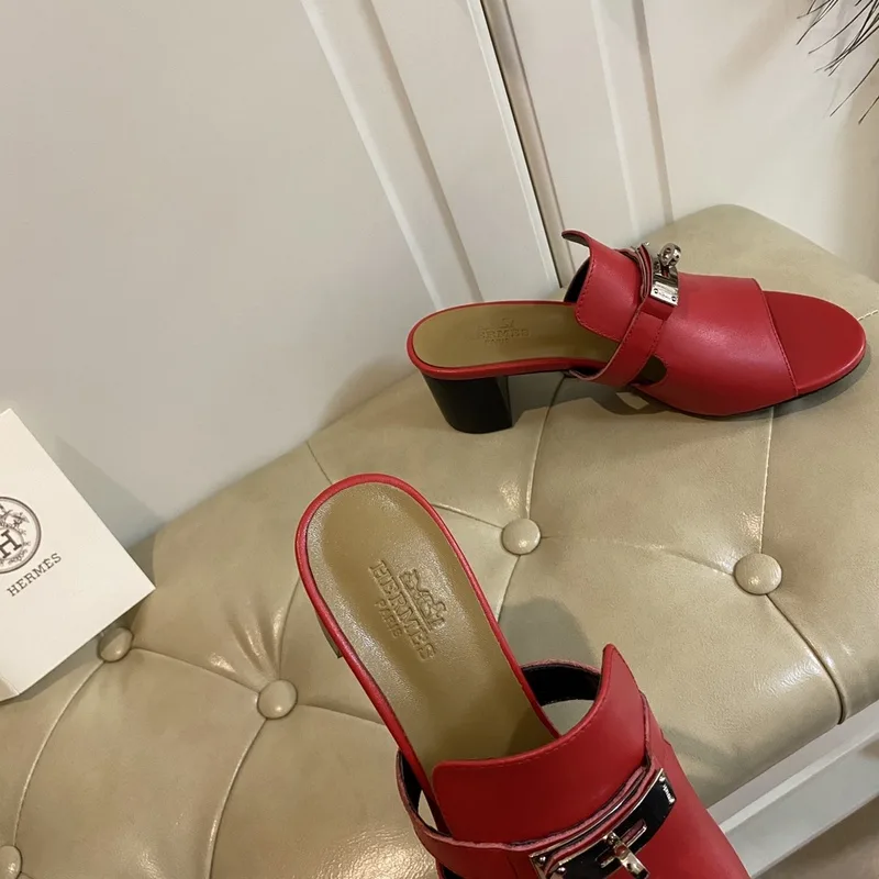 Hermes Candy Sandal Red , Women’s Shoes - Image 6