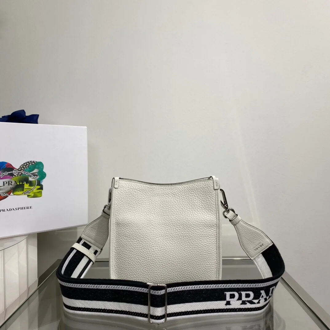 Prada Mini Shoulder Bag White - Image 5