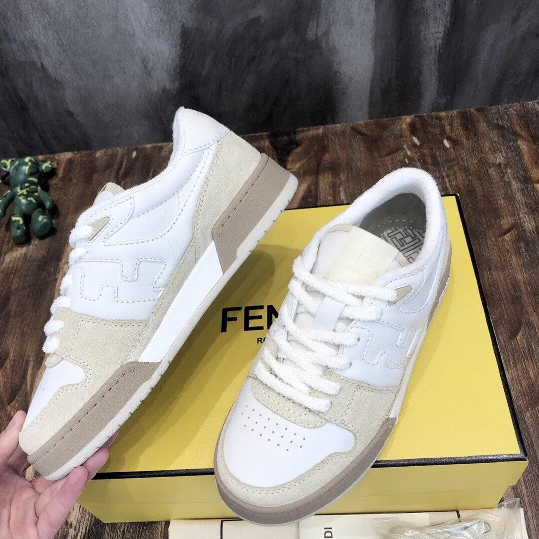 Fendi Match Low Tops Sneakers White 7E1493AHH2F1FHS - Image 9