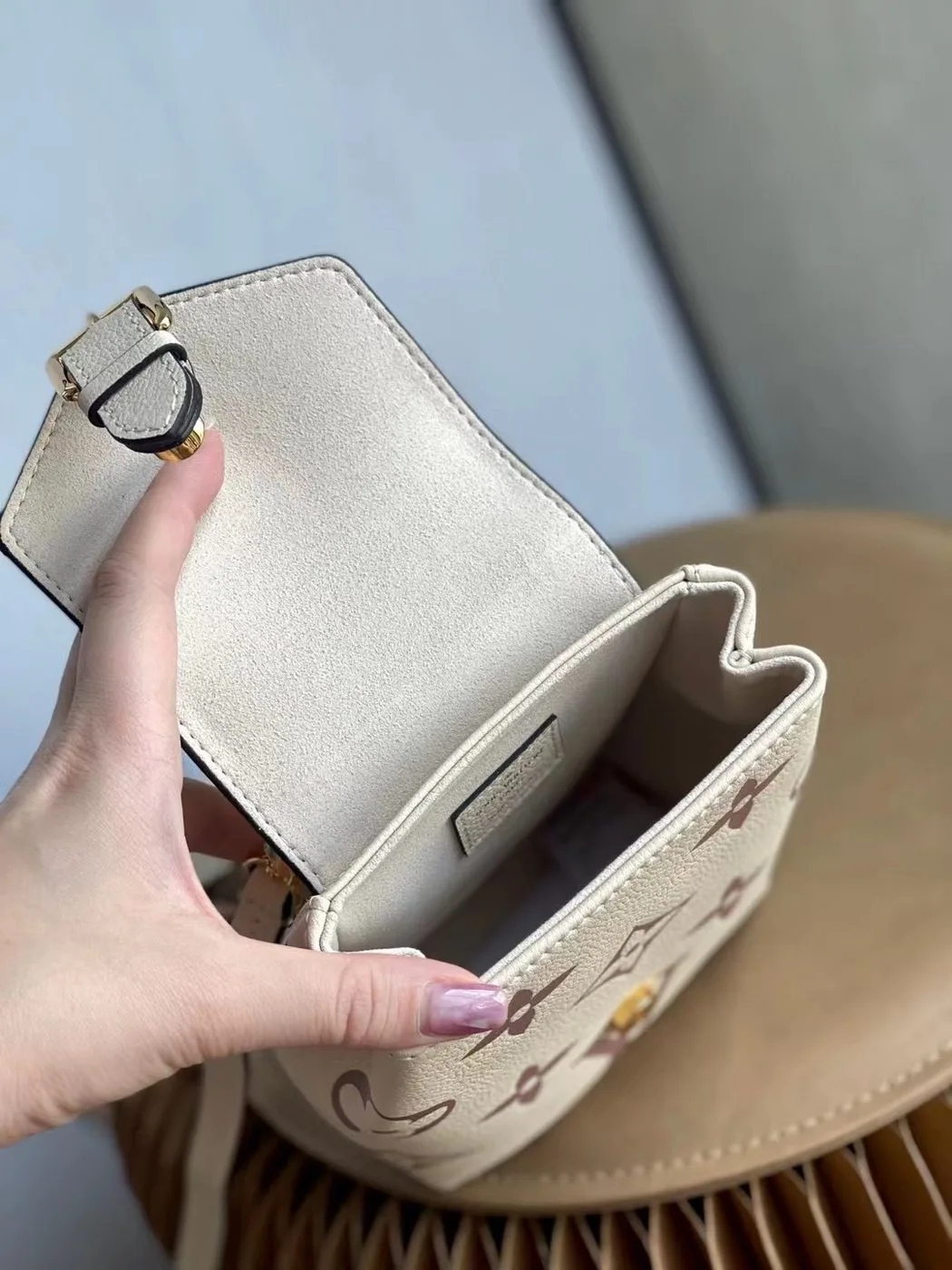 Louis Vuitton Tiny Backpack Monogram Empreinte Cream - Image 4