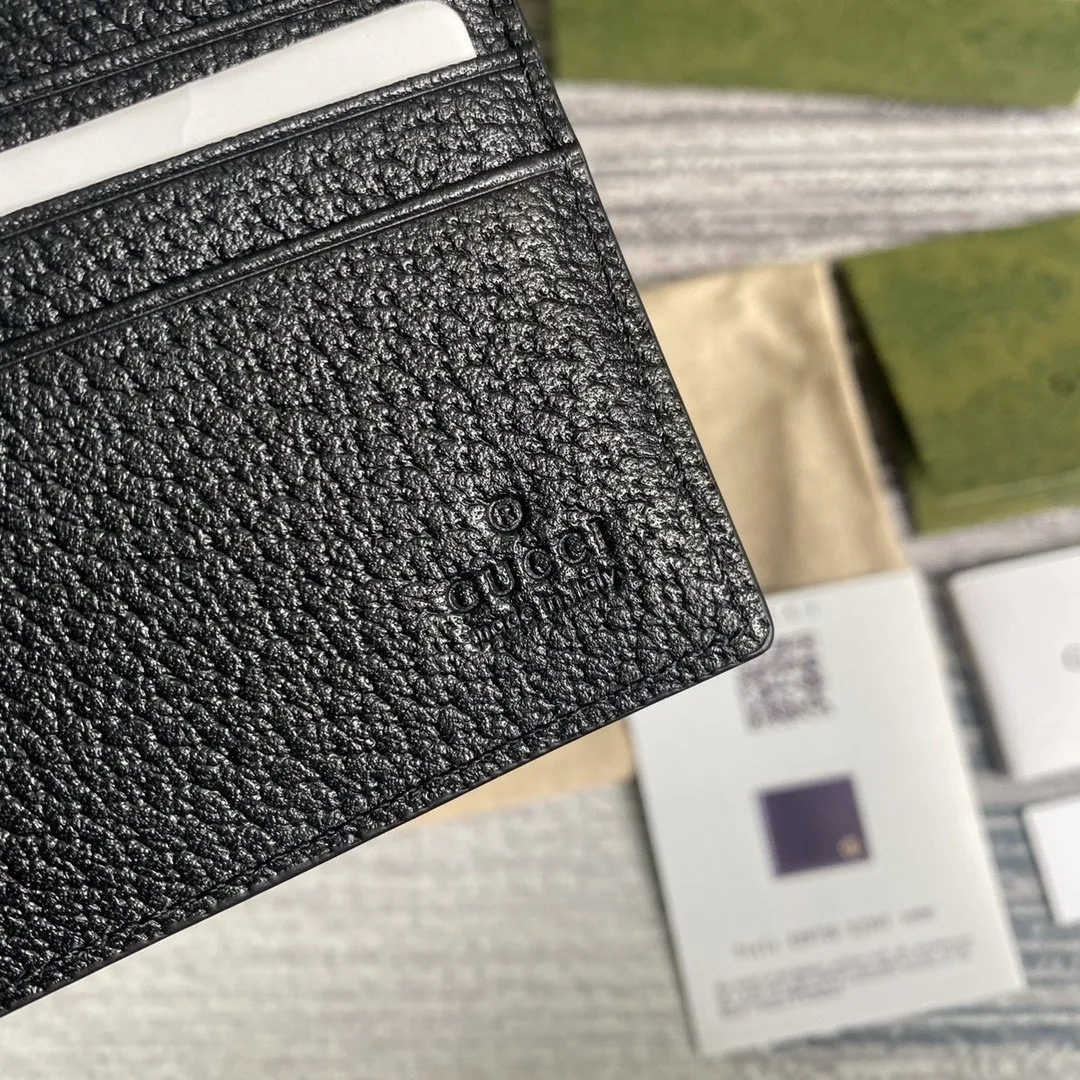 Alternative view of Gucci Marmont Bi-Fold Wallet Black / GG