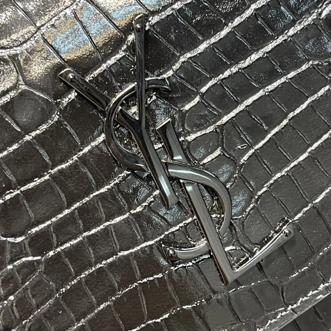 Saint Laurent Sunset Medium Chain Bag Black / YSL - Image 5