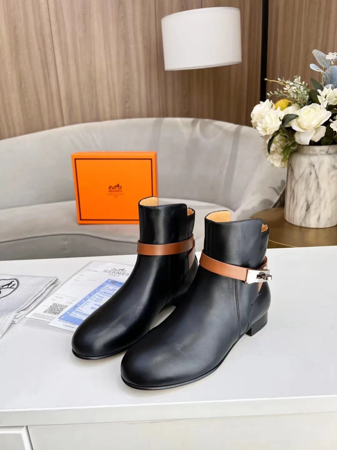 Hermes Neo Ankle Boots Black , Women’s Shoes - Image 7