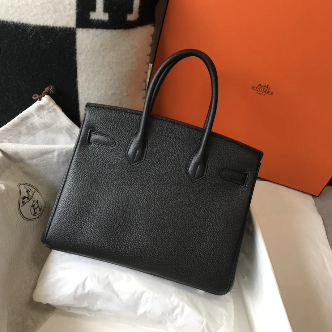 Hermes Birkin Top Handle Bag / Brown Gold Hardware - Image 5