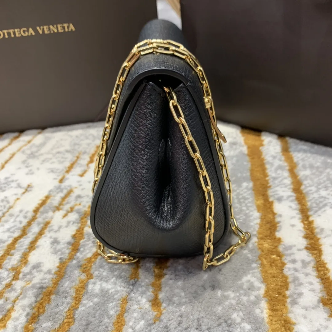 Bottega Veneta Mini Angle Palmellato Bag Black - Image 5
