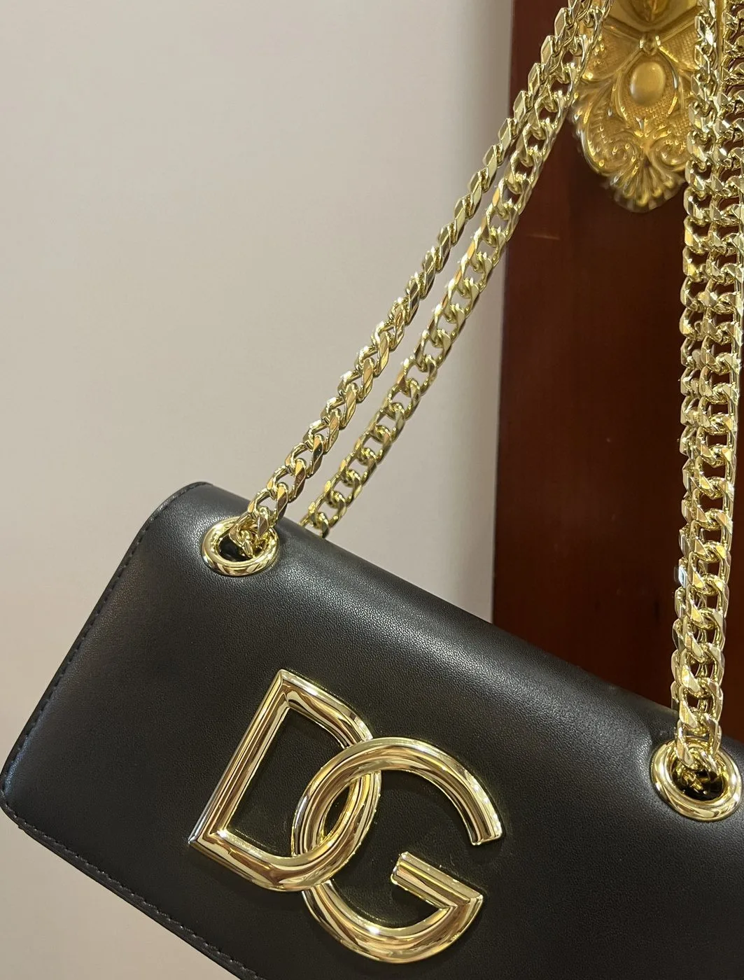 Alternative view of Dolce & Gabbana Polished 3.5 Phone Bag Black / DG