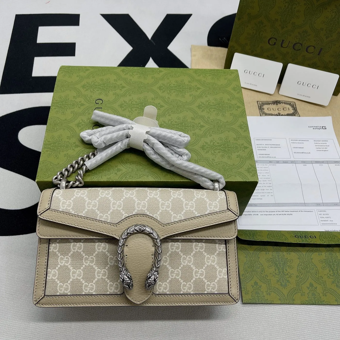 Gucci Dionysus Small GG Bag Beige - Image 4