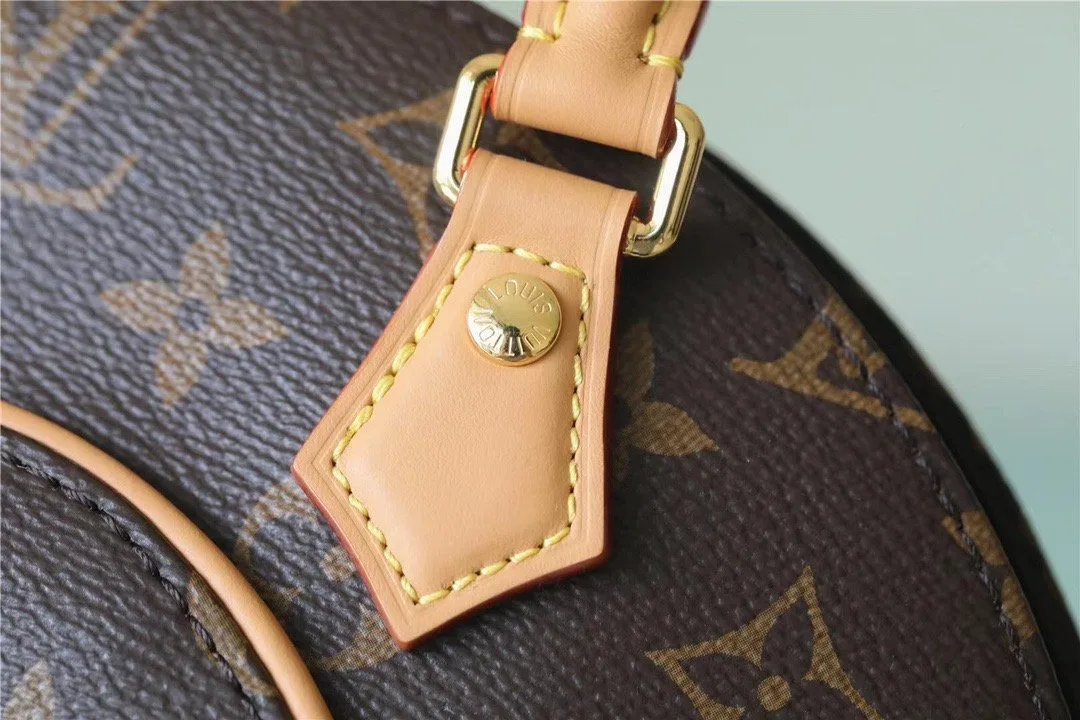 Louis Vuitton Ellipse BB Handbag Created By Nicolas Ghesquiere From Classic Monogram Canvas Brown / - Image 9