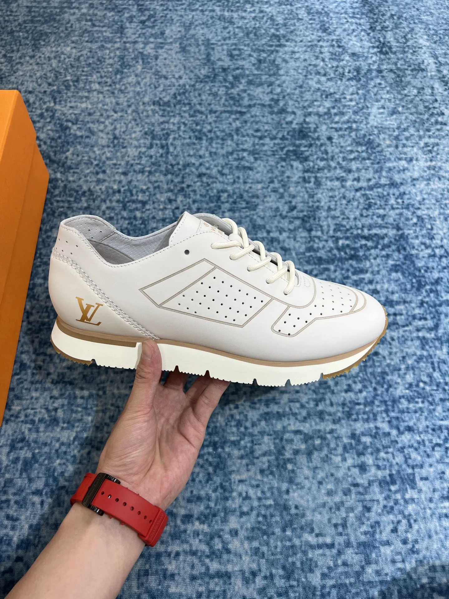 Alternative view of Louis Vuitton Formal Dimension High Derby Rubber White