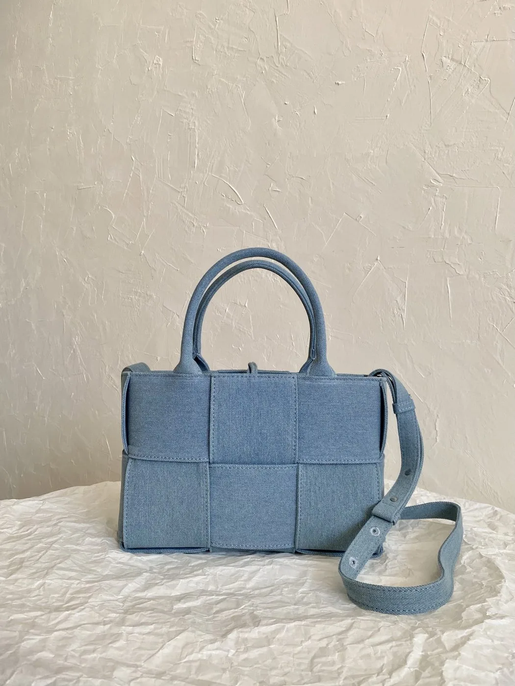 Alternative view of Bottega Veneta Mini Arco Tote Bag Grey