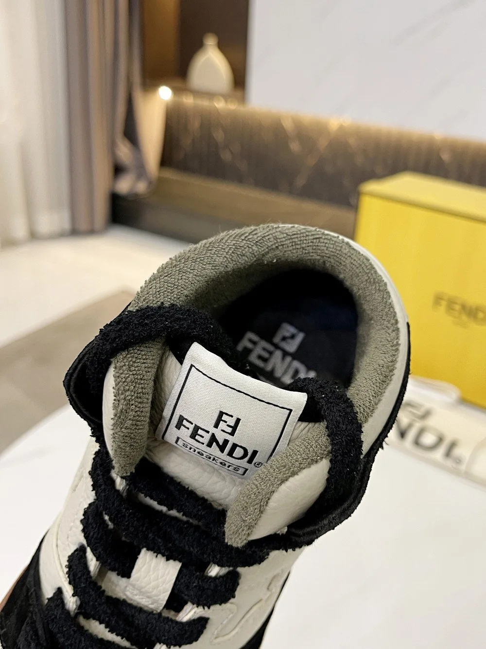 Fendi Low Tops In Black - Image 5