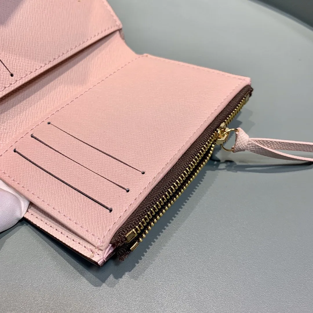 Louis Vuitton Victorine Wallet Damier Ebene Rose Ballerine Pink - Image 3