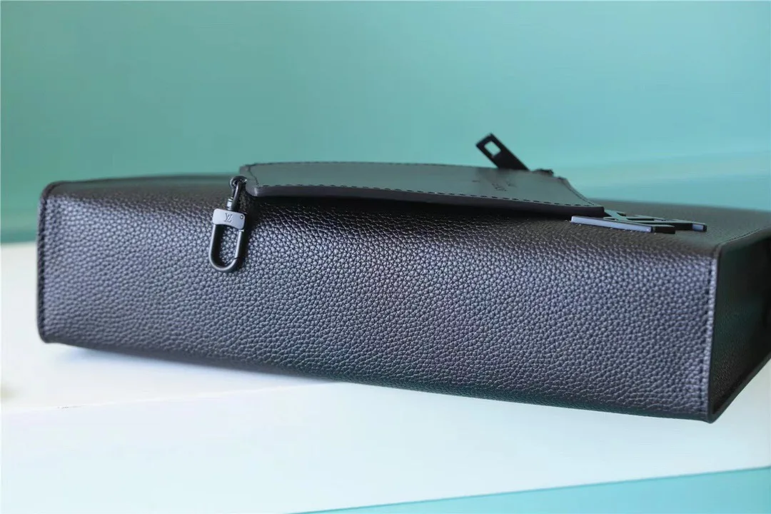 Alternative view of Louis Vuitton Messenger Voyage Aerogram Black