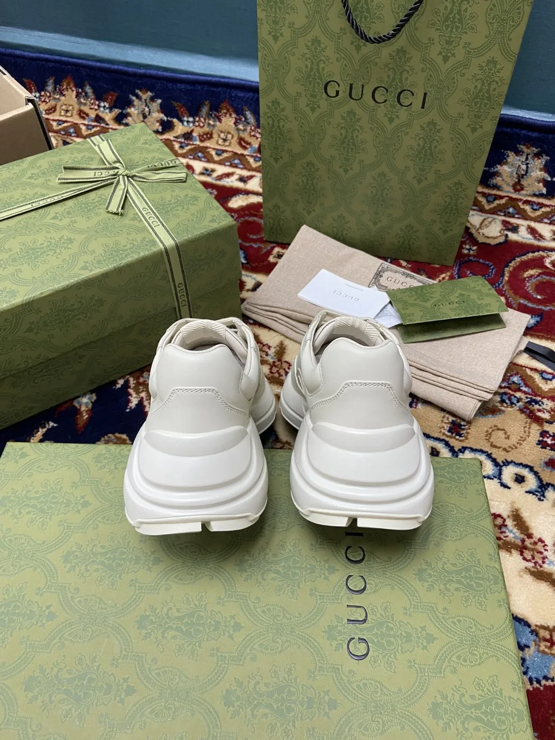 Gucci Rhyton Sneaker Beige 0G2R0 - Image 7
