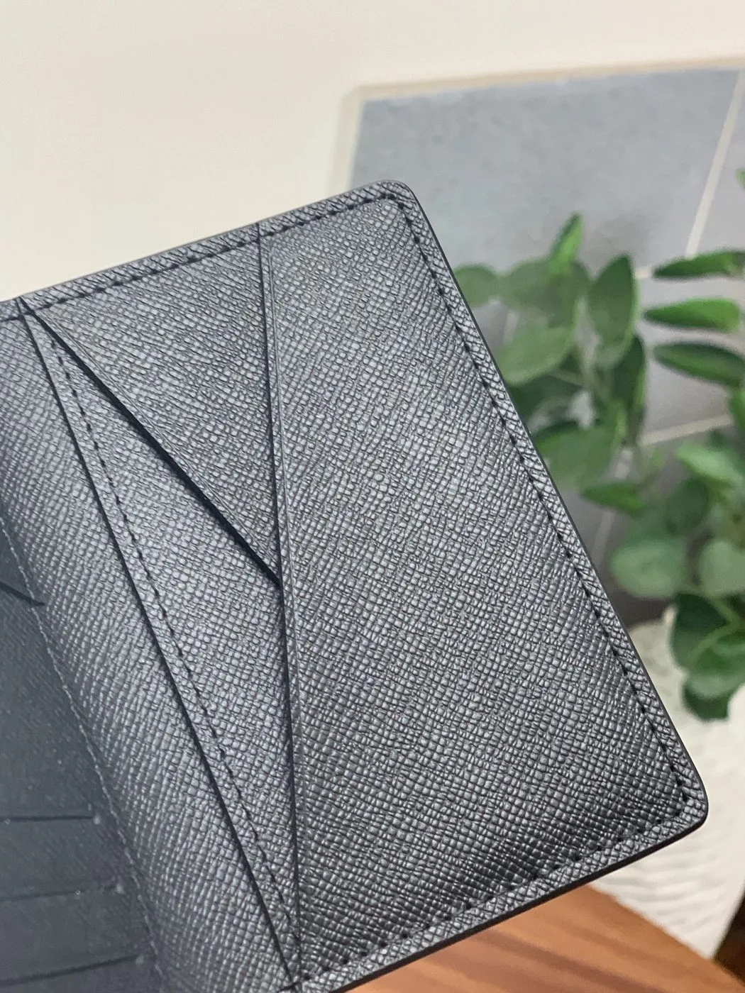 Alternative view of Louis Vuitton Pocket Organiser Taiga Black