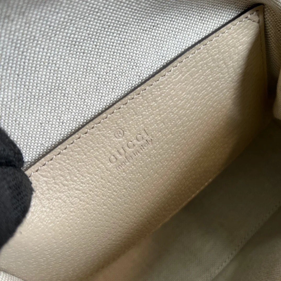 Gucci Horsebit 1955 GG Mini Bag Beige - Image 4