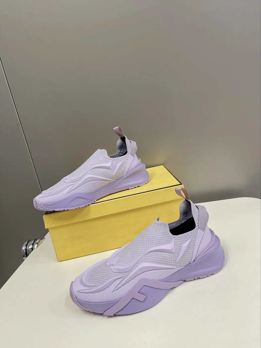 Fendi Low Trainers Sneakers Violet - Image 3